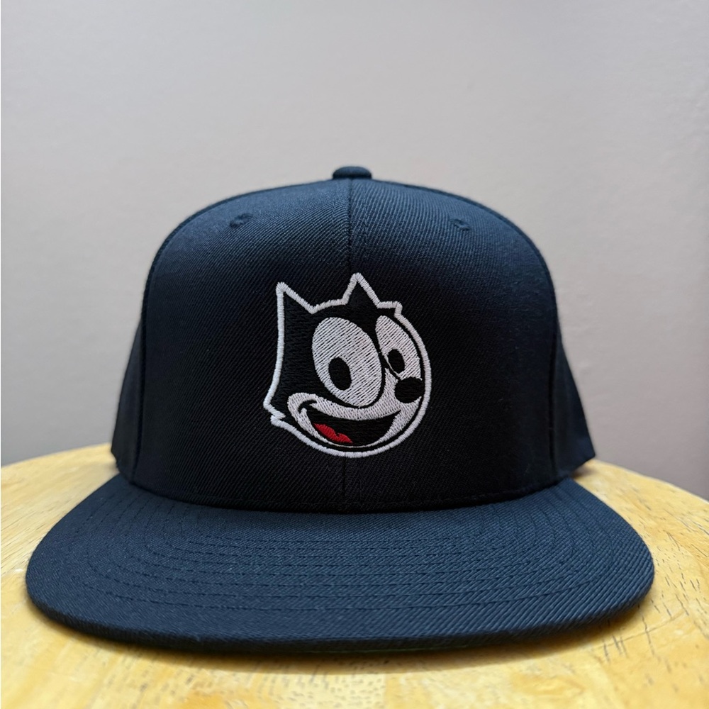 Felix the cat black SnapBack hat